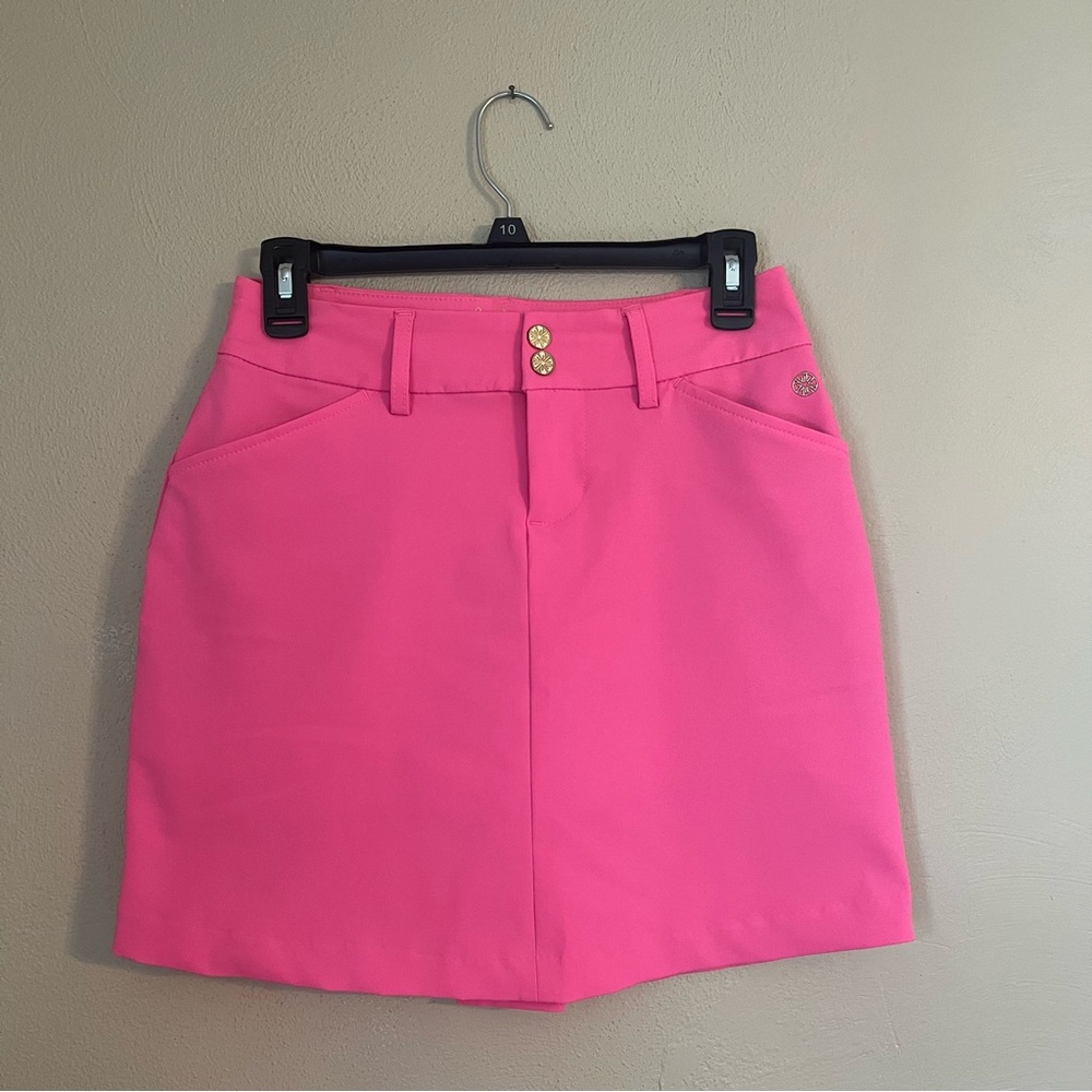Lilly Pulitzer Luxletic Pink Skort Athletic Skirt Golf Pickleball - Size 0